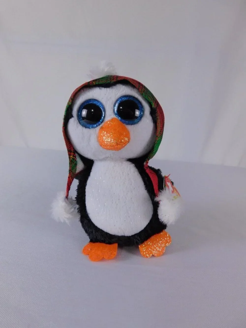 Ty Beanie Boos Cheer Penguin Plush Small Christmas Stuffed Toy Washable